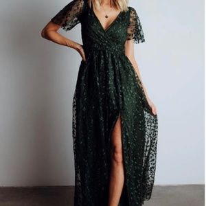 Baltic Born Marseille Embossed Maxi Dress